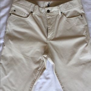Johnny O Cream Color Flat Front Chinos